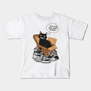 Cat box Kids T-Shirt